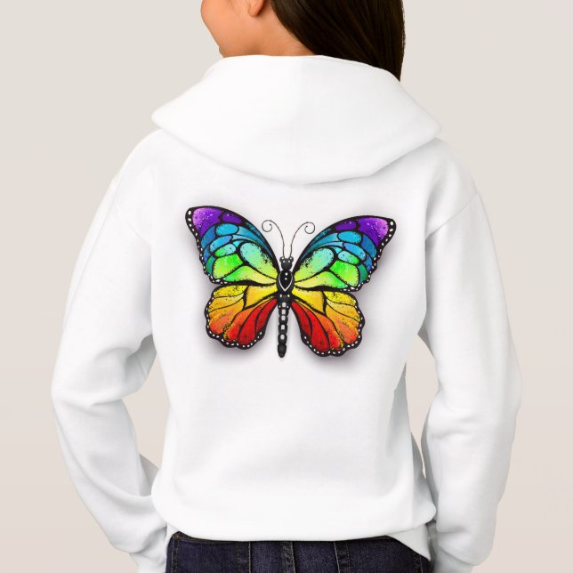 Mariposa monarca arcoíris (Reverso)