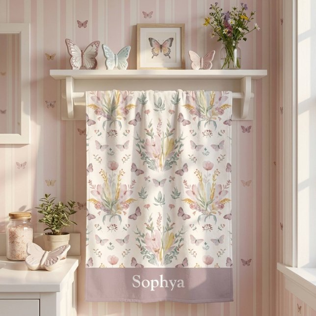 Mariposa Morada Personalizada para Niños (Subido por el creador)