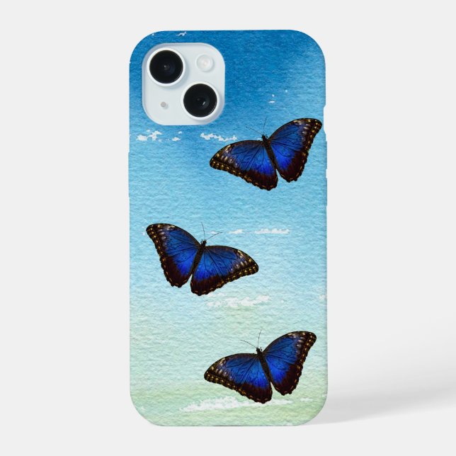 Mariposa Morpho Azul (Reverso )
