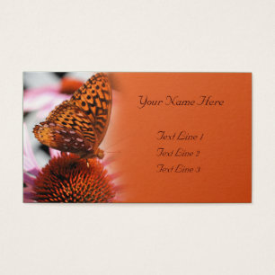 Mariposa naranja En La Naturaleza De Las Flores