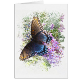 Mariposa negra #2 en blanco