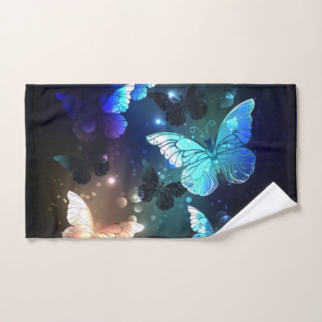 Mariposa nocturna fluida (Toalla de mano)