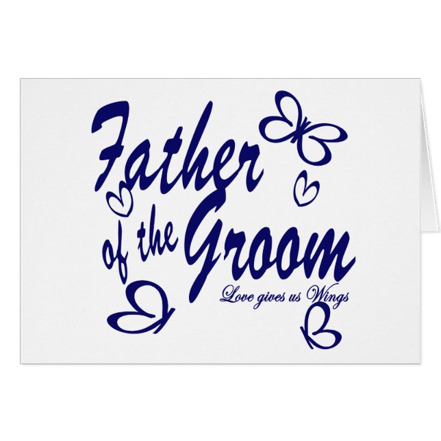 Mariposa/Padre del Groom (Anverso (Horizontal))