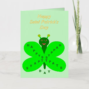 Mariposa personalizada del día de San Patricio