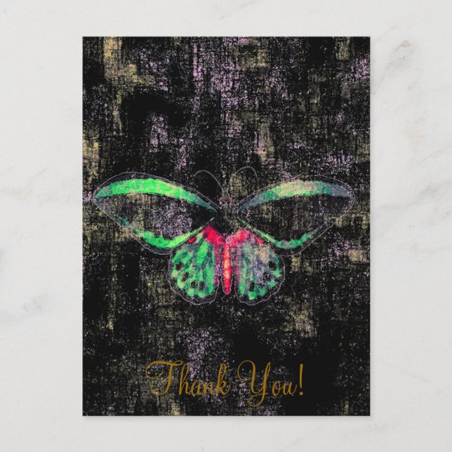Mariposa ~ Postcard / Mariposa de invitación (Anverso)