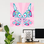 Mariposa Retro Resumen Arte Pop<br><div class="desc">Transforme su espacio con este **Poster retro de mariposa**, con un diseño de mariposa vibrante y colorido que combina patrones geométricos con un toque moderno de arte pop. Esta atractiva obra de arte es perfecta para añadir un toque único y artístico a cualquier habitación, lo que lo hace ideal para...</div>