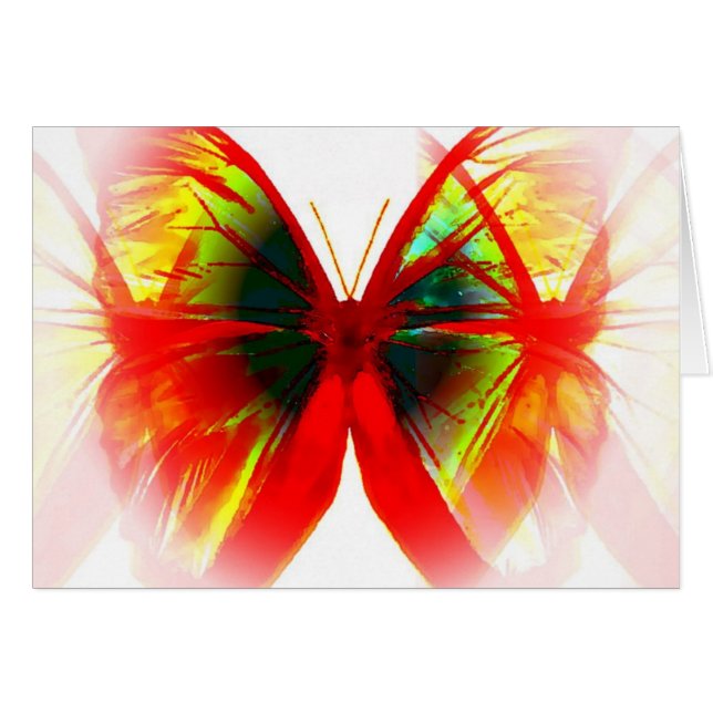 Mariposa roja (Anverso (Horizontal))