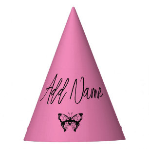Mariposa rosa - Crea tu propio Gorra Fiesta (CYO)