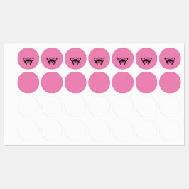 Mariposa Rosa - CYO - Etiqueta de Ropa