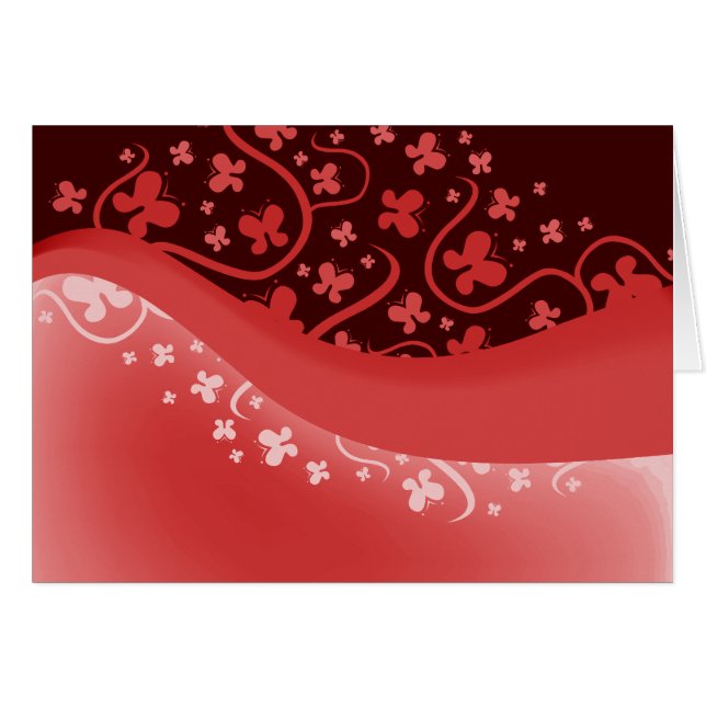 Mariposa rosada abstracta (Anverso (Horizontal))