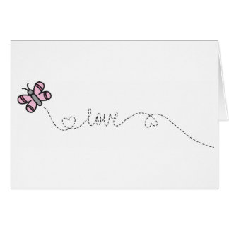 mariposa rosada del amor