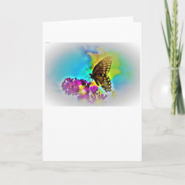 Mariposa, tarjeta