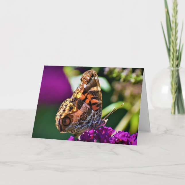 Mariposa, tarjeta (Anverso)