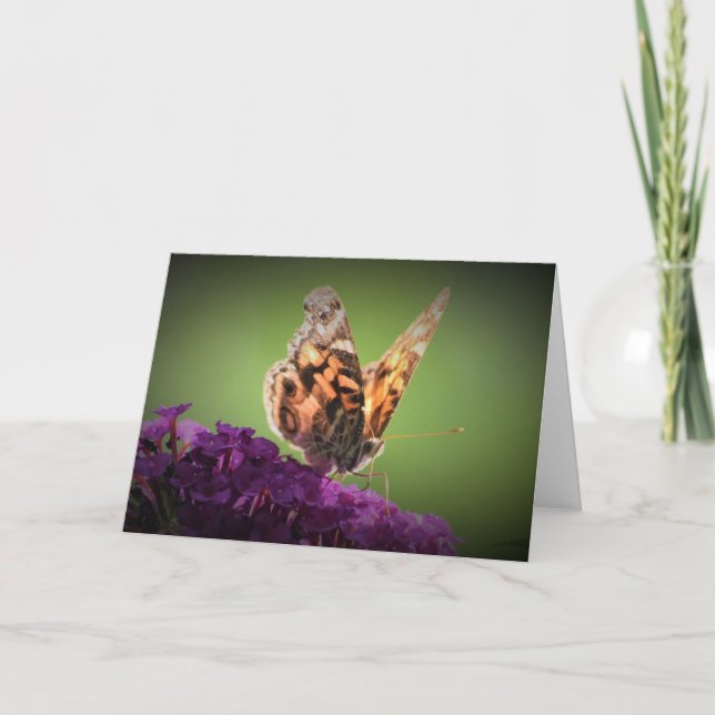 Mariposa, tarjeta (Anverso)