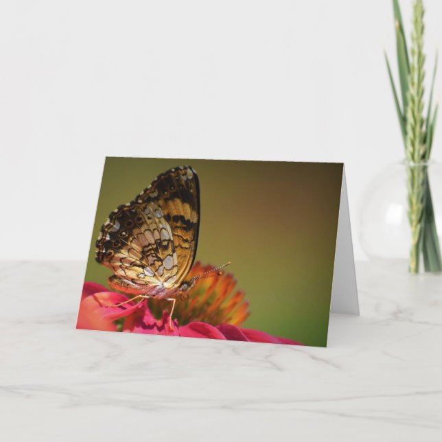 Mariposa, tarjeta (Anverso)
