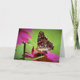 Mariposa, tarjeta