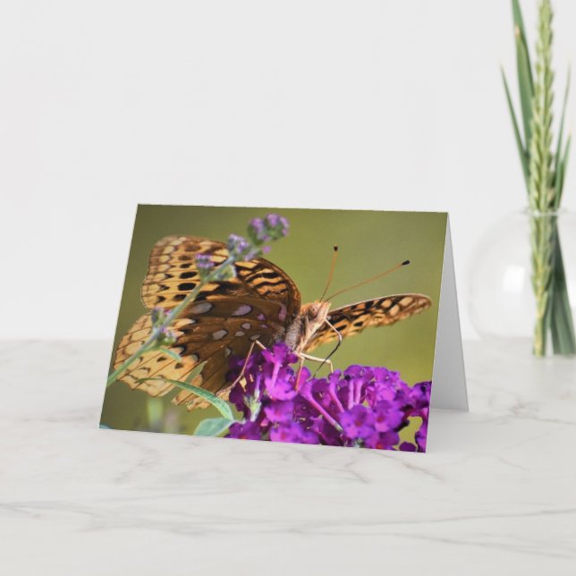 Mariposa, tarjeta (Anverso)