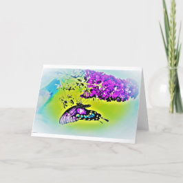 Mariposa, tarjeta