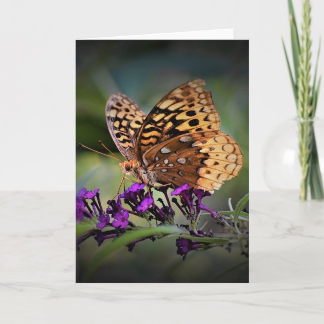 Mariposa, tarjeta (Anverso)