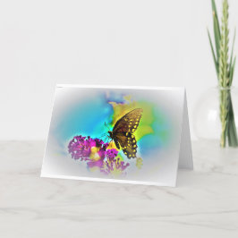 Mariposa, tarjeta