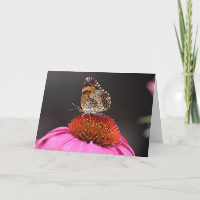 Mariposa, tarjeta (Anverso)