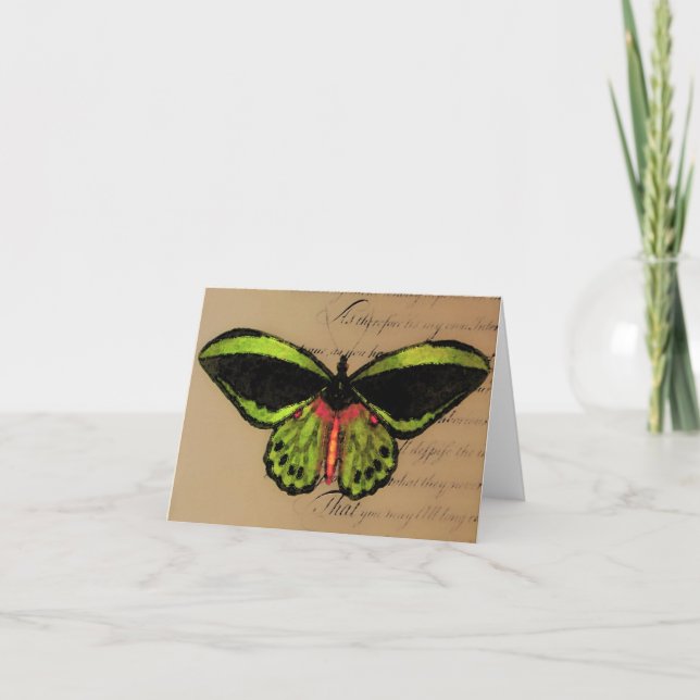 Mariposa ~ Tarjetas de Invitación (Anverso)