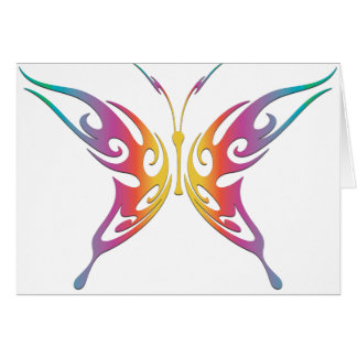 Mariposa tribal del arco iris