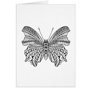 Mariposa tropical inspirada