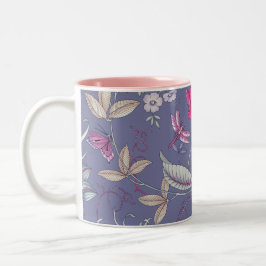 Mariposa y flores: tazas de regalo del Día de la M