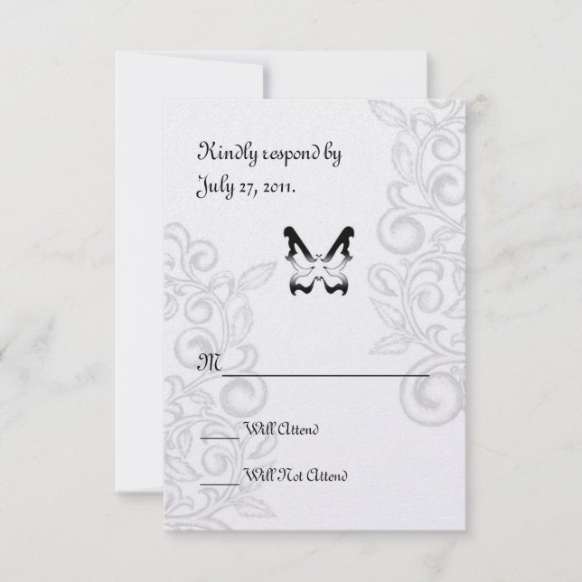 Mariposa y Flourier RSVP (Anverso)