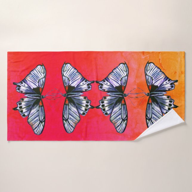 Mariposas (Toalla de baño)