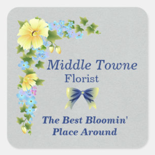 Mariposas amarillas y Pegatinas de la Plaza Iris A