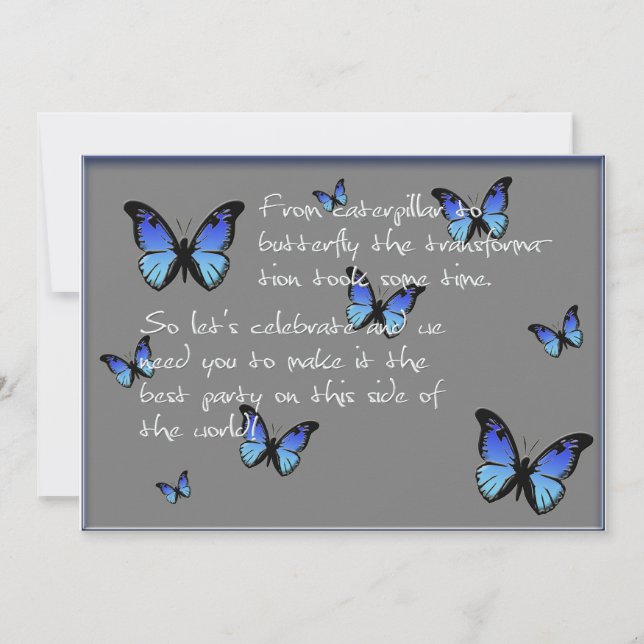 mariposas azules (Anverso)