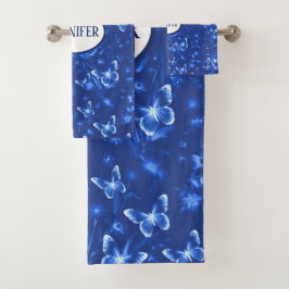 Mariposas azules de medianoche