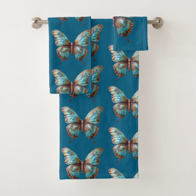 Mariposas Azules Turquesa (In situ)