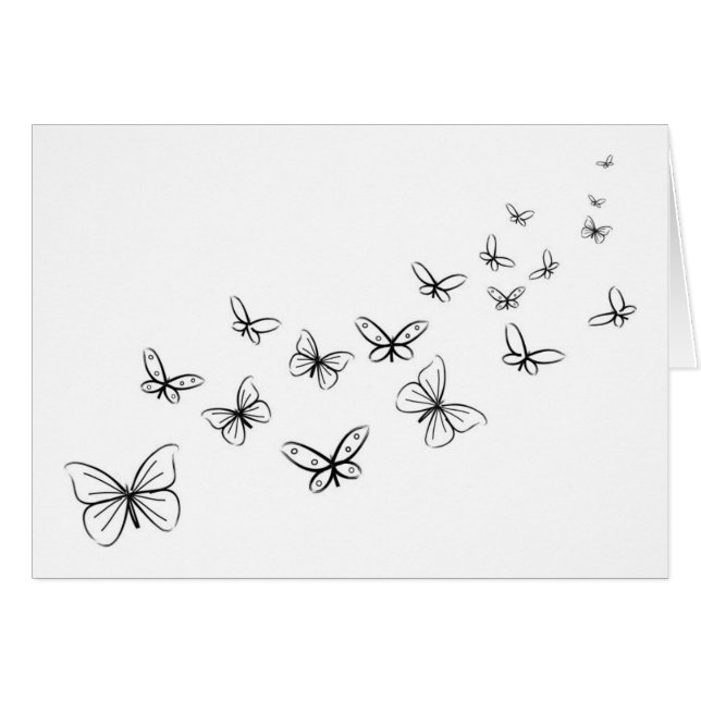 Mariposas bailando a través de la página (Anverso (Horizontal))