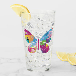 Mariposas coloreadas en mosaico