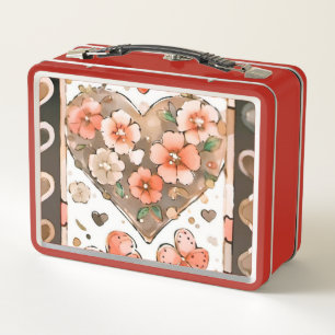 Mariposas, corazones y flores