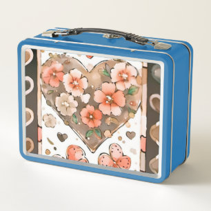 Mariposas, corazones y flores