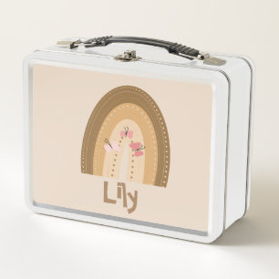 Mariposas de arcos de arbusto fino rosado bohemias