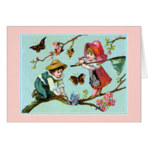 Mariposas de cogida - niños del Victorian