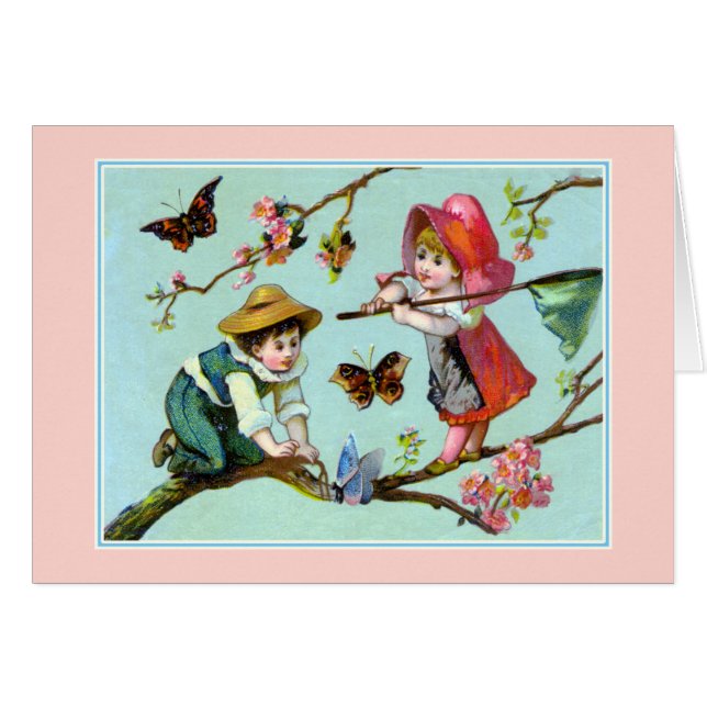 Mariposas de cogida - niños del Victorian (Anverso (Horizontal))