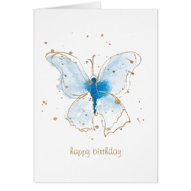 Mariposas de color azul (Frente)