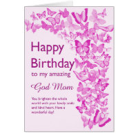Mariposas de cumpleaños de Dios Mamá