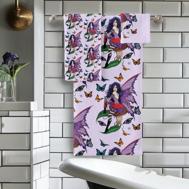 Mariposas de hongos morados (Subido por el creador)