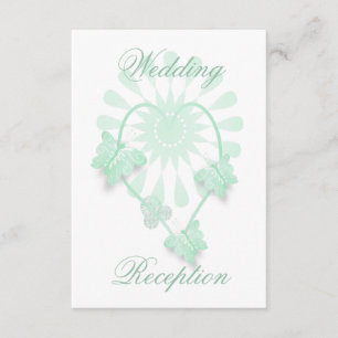 Mariposas de la tarjeta de cierre de recepción de 