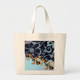 MARIPOSAS DE LACE ANTIGUO EN LA BOLSA DE DOS PUNTO