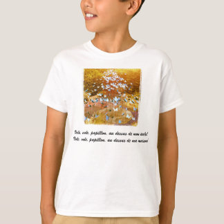 Mariposas de Papillons/- la camisa de los niños