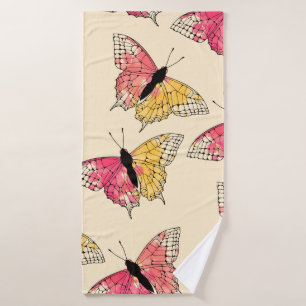 mariposas de tinta que vuelan sin fisuras en marfi
