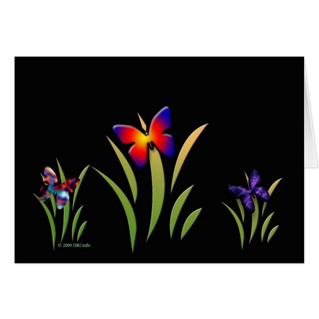 Mariposas en la hierba (Anverso (Horizontal))